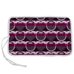 Background Geometric Pattern Orb Pattern Pen Storage Case (m) by Ravend