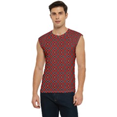 Red Diagonal Plaids Men s Raglan Cap Sleeve Tee by ConteMonfrey