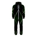 Modern Green Plaid Hooded Jumpsuit (Kids) View1