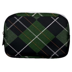 Modern Green Plaid Make Up Pouch (small) by ConteMonfrey