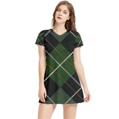 Modern Green Plaid Women s Sports Skirt by ConteMonfrey