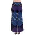 Modern Blue Plaid So Vintage Palazzo Pants View1