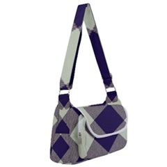 Dark Blue And White Diagonal Plaids Multipack Bag by ConteMonfrey