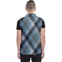 Black And Blue Iced Plaids  Men s Puffer Vest View2