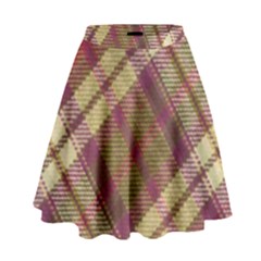 Beetle Juice Plaids  High Waist Skirt by ConteMonfrey