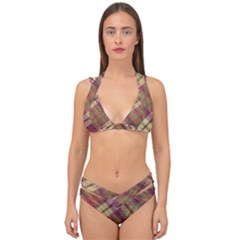 Beetle Juice Plaids  Double Strap Halter Bikini Set by ConteMonfrey