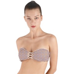 Portuguese Wall Twist Bandeau Bikini Top