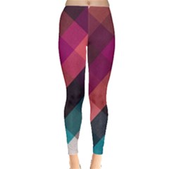 Multicolor Plaids Leggings  by ConteMonfrey