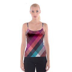 Multicolor Plaids Spaghetti Strap Top by ConteMonfrey