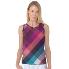 Multicolor Plaids Women s Basketball Tank Top by ConteMonfrey