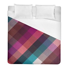 Multicolor Plaids Duvet Cover (full/ Double Size) by ConteMonfrey