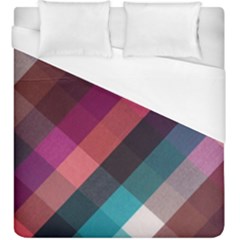 Multicolor Plaids Duvet Cover (king Size) by ConteMonfrey