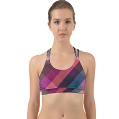 Multicolor Plaids Back Web Sports Bra by ConteMonfrey