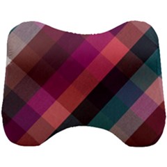 Multicolor Plaids Head Support Cushion by ConteMonfrey