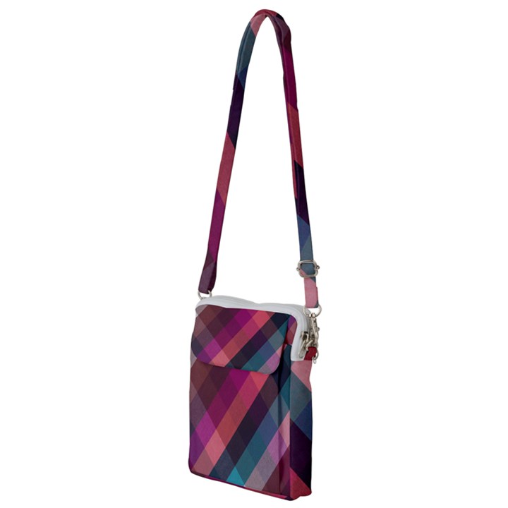 Multicolor Plaids Multi Function Travel Bag