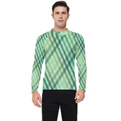 Menta Plaids Men s Long Sleeve Rash Guard by ConteMonfrey