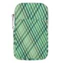 Menta Plaids Waist Pouch (Large) View1