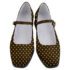 Small Golden Plaids Women s Mary Jane Shoes by ConteMonfrey