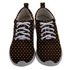 Small Golden Plaids Women Athletic Shoes by ConteMonfrey