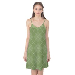 Discreet Green Tea Plaids Camis Nightgown  by ConteMonfrey