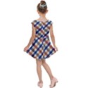 Hot Colors Plaid  Kids  Cap Sleeve Dress View2