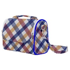 Hot Colors Plaid  Satchel Shoulder Bag by ConteMonfrey