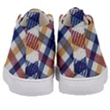 Hot Colors Plaid  Kids  Mid-Top Canvas Sneakers View4