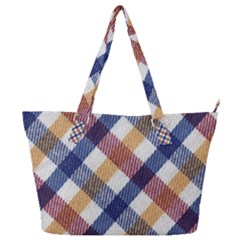 Hot Colors Plaid  Full Print Shoulder Bag by ConteMonfrey