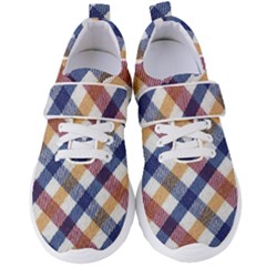 Hot Colors Plaid  Women s Velcro Strap Shoes by ConteMonfrey