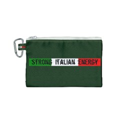 Strong Italian Energy Canvas Cosmetic Bag (small) by ConteMonfrey