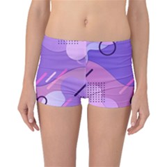 Colorful-abstract-wallpaper-theme Boyleg Bikini Bottoms by Wegoenart