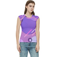 Colorful-abstract-wallpaper-theme Women s Raglan Cap Sleeve Tee by Wegoenart