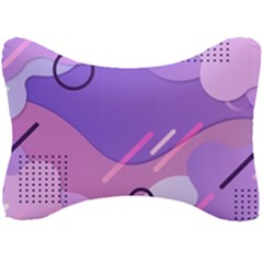 Colorful-abstract-wallpaper-theme Seat Head Rest Cushion by Wegoenart