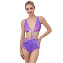 Colorful-abstract-wallpaper-theme Tied Up Two Piece Swimsuit View1