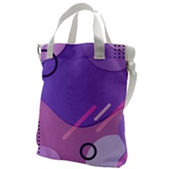 Colorful-abstract-wallpaper-theme Canvas Messenger Bag by Wegoenart