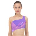 Colorful-abstract-wallpaper-theme Spliced Up Bikini Top  View1