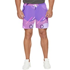 Colorful-abstract-wallpaper-theme Men s Runner Shorts by Wegoenart