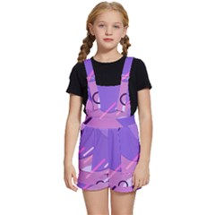 Colorful-abstract-wallpaper-theme Kids  Short Overalls by Wegoenart