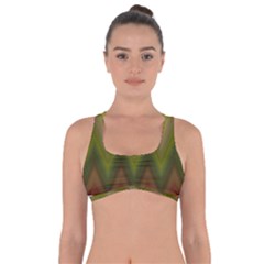 Zig Zag Chevron Classic Pattern Got No Strings Sports Bra by Celenk