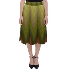 Zig Zag Chevron Classic Pattern Classic Midi Skirt by Celenk