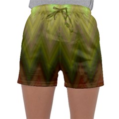 Zig Zag Chevron Classic Pattern Sleepwear Shorts by Celenk