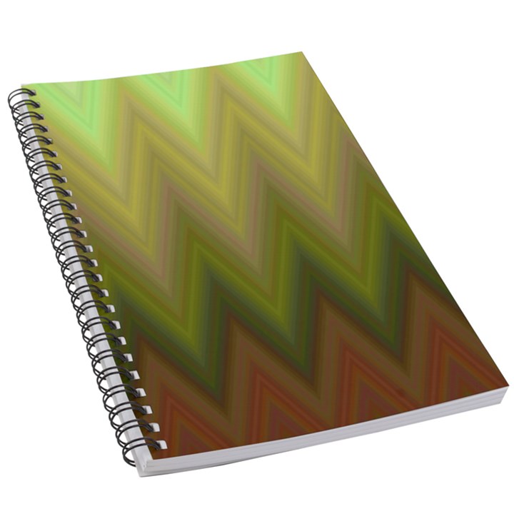 Zig Zag Chevron Classic Pattern 5.5  x 8.5  Notebook