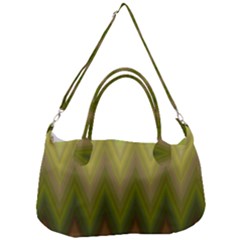 Zig Zag Chevron Classic Pattern Removal Strap Handbag by Celenk