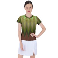 Zig Zag Chevron Classic Pattern Women s Sports Top by Celenk