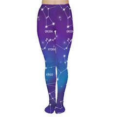 Realistic Night Sky With Constellation Tights by Wegoenart