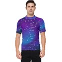 Realistic Night Sky With Constellation Men s Short Sleeve Rash Guard View1