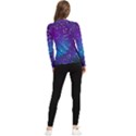 Realistic Night Sky With Constellation Women s Long Sleeve Rash Guard View2