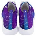 Realistic Night Sky With Constellation Men s Lightweight High Top Sneakers View4