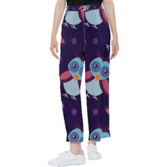 Owl Pattern Background Women s Pants  by Wegoenart