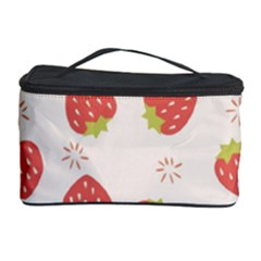 Strawberries Pattern Design Cosmetic Storage by Wegoenart